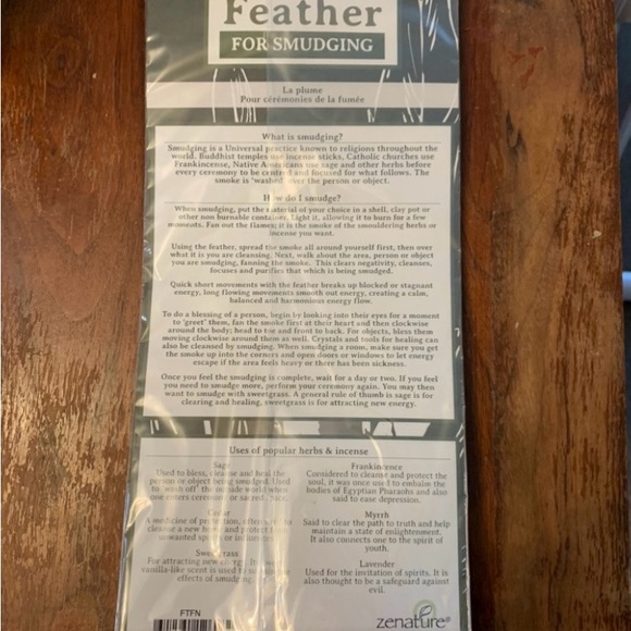 Feather for smudging, new - Picture 2 of 2